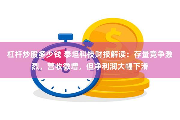 杠杆炒股多少钱 泰坦科技财报解读：存量竞争激烈，营收微增，但